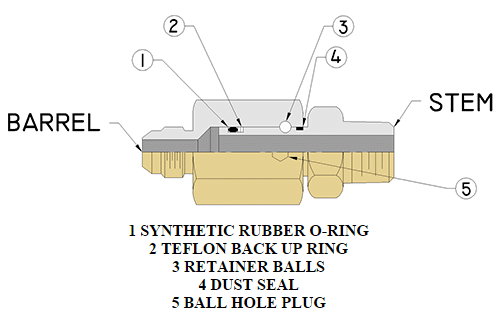 S Inline Swivel Drawing
